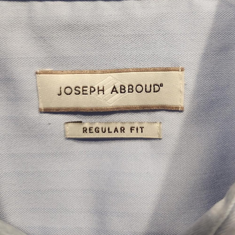 Joseph Abboud Men's Non Iron Regular Fit 18 34/35 100% Cotton Dress Shirt